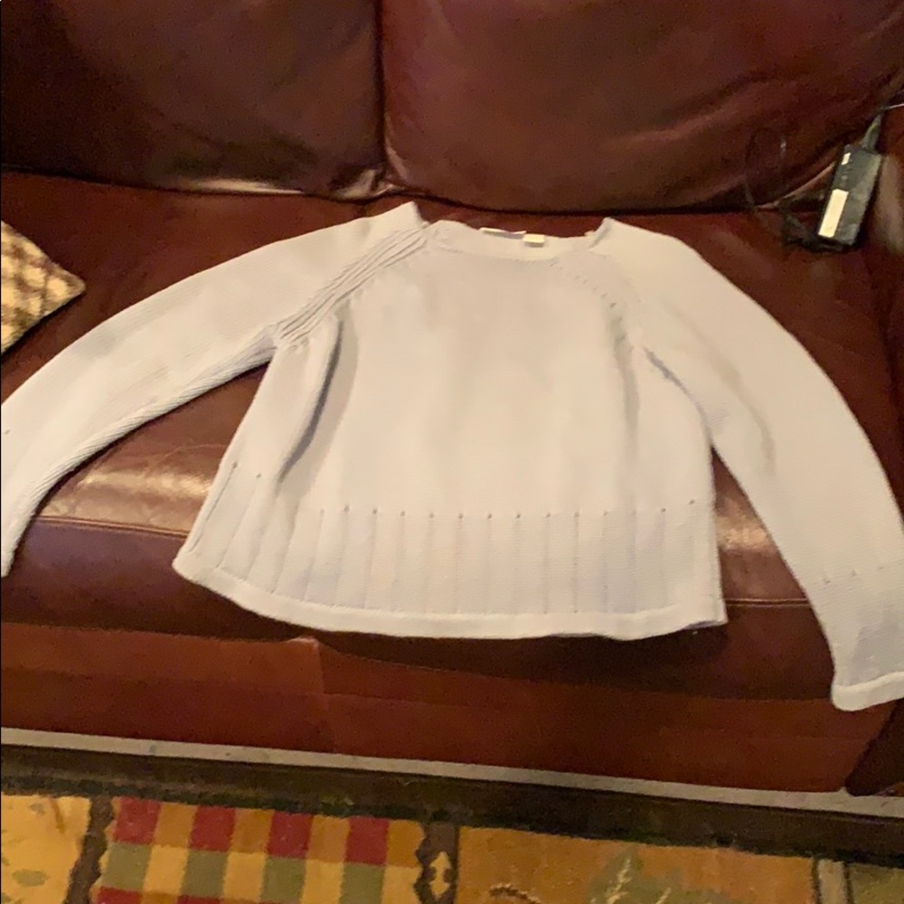 JJill Raglan Cotton Sweater